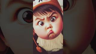 Dubi dubi dab dab song with little monk so cute viralsong cute entertainment cutebaby [upl. by Germana355]