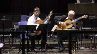 Granada  Albeniz  Pepe Romero and Brian Hays  Celedonio Romero Guitar Institute [upl. by Uta809]