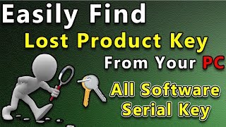 How To Find Lost Product Key  Find All Softwares Lost Product Key  In HindiUrdu [upl. by Acirne312]