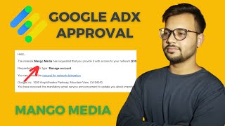 Mango Media Adx Approval 2024  Free MA Account Approval  How To Get Google Adx Approval [upl. by Calvin]