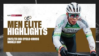 Men Elite Highlights  RD 7 Hulst NED  202223 UCI CX World Cup [upl. by Bertero]