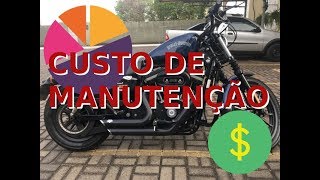 Quanto custa manter uma Harley Davidson 883 para uso diário Custo de Manutenção [upl. by Gifferd]