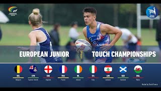 Girls 18  Wales vs England W20  European Junior Touch Championships 2024 [upl. by Eittah]