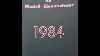 Mehr 1984 Taschenkalender für ModellEisenbahner [upl. by Ennayhs]