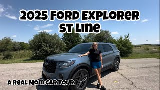 Real Mom Car Tour 2025 Ford Explorer ST Line [upl. by Aneehc63]