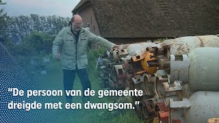 Verzamelaar uit Wijhe doet onder dwang afstand van 80 gasflessen [upl. by Arrat]