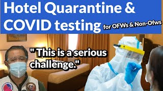 Hotel Quarantine amp COVID testing in NAIA Clark amp Cebu airport for OFWs amp NonOFWs  MECQ to GCQ [upl. by Engenia]