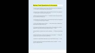 RELIAS TEST QUESTIONS EN ANSWERS WITH 100 CORRECT ANSWERS UPDATED EN VERIFIED [upl. by Peale]