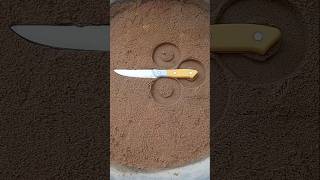 صنع سكين ذو دوائر مقاطع satisfying metalcasting صهر sand crushing ارباح cake لماذا shorts [upl. by Weihs]