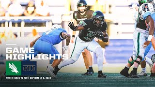 Game Highlights North Texas vs FIU Football September 9 2023 [upl. by Schreibe315]