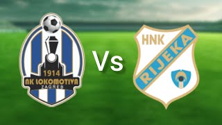 RIJEKA  Lokomotiva Zagreb Nogometna utakmica Hrvatskog kupa danas uživo Match Live 2024 [upl. by Kopp]