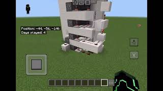 My fastest elevator in Minecraft bedrock [upl. by Langston]