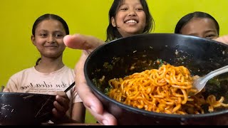 Korean ramen mukbang 🥵ihopeyouhaveagooddaytoday ramen [upl. by Ramirolg]