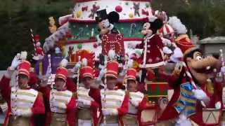 Christmas Parade start at Main Street Disneyland Paris [upl. by Letram]