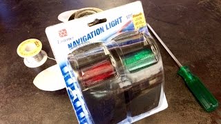 Installing Navigation Lights on My Budget Boat [upl. by Ola]