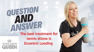 The best treatment for tennis elbow is eccentric loading of the tendon  BUT it comes with a WARNING [upl. by Ellivro857]