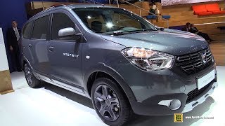 2018 Dacia Lodgy Stepway  Exterior and Interior Walkaround  2017 Frankfurt Auto Show [upl. by Reine]