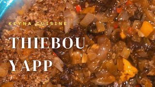 Thiebou yapp bout to khonk ak sauce bou saff [upl. by Ferriter]