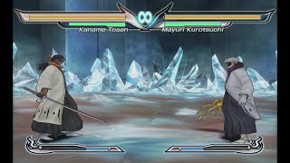 Kaname Tosen vs Mayuri Kurotsuchi Bleach Shattered Blade [upl. by Susanne]