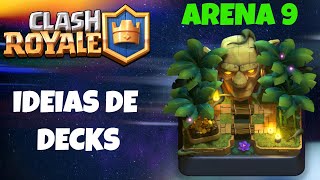 😁 SUBA PARA A ARENA 10 COM ESSAS IDEIAS DE DECKS MELHOR DECK ARENA 9  Clash Royale EP 9 [upl. by Hgieliak]