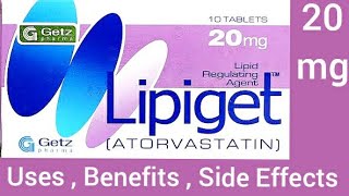 Lipiget 20mg uses in urdu  lipiget tablet side effects in urdu [upl. by Pillsbury]