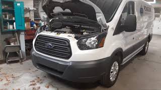 Ford Transit 150 250 amp 350 Hidden Battery Location [upl. by Harts]