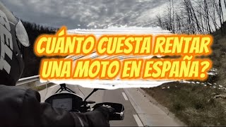 Cuánto cuesta rentar una moto en España motos travel touring europa morini [upl. by Hallutama]