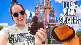 TOP 4 NEW SNACKS AT MAGIC KINGDOM [upl. by Perreault]