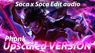 soca x soca edit audio  UPSCALED Phonk version  NON COPYRIGHT [upl. by Teddy610]