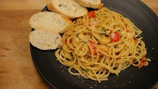 How to make and Incredibly Simple and Delicious Spaghetti Aglio E Olio Recipe [upl. by Eceirahs]