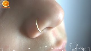 DIY Nose Ring Without Piercing Your Nose [upl. by Yaja]