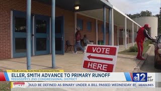 Eller Smith advance to primary runoff in Mississippi’s 2nd Congressional District [upl. by Geraint]