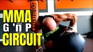 Ground and Pound Workout  MMA Conditioning [upl. by Monda]