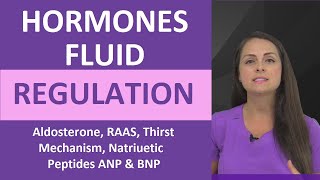 Hormones Fluid Regulation Homeostasis ADH Antidiuretic Aldosterone RAAS Thirst Mechanism [upl. by Warner]