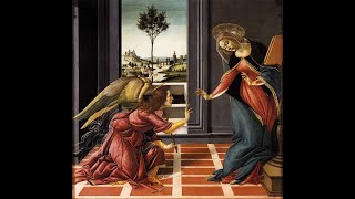 LAnnonciation dite du Cestello de Sandro Botticelli analyse de tableau [upl. by Resneps]