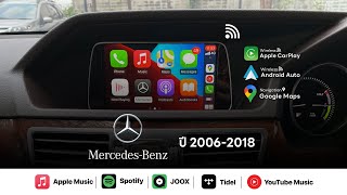 MercedesBenz CarPlay Interface  เพิ่ม Apple CarPlay และ Android Auto สำหรับ Benz ปี 20062018 [upl. by Dianne]