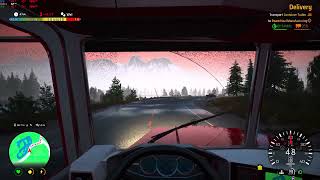 Alaskan truck simulator Graphic with epic settings Evga 3080oc ryzen 7 5800x Custom loop [upl. by Miun]