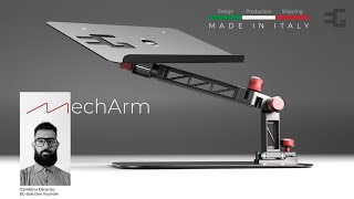 Now on Kickstarter MechArm Laptop Stand Redesigned [upl. by Lydell]