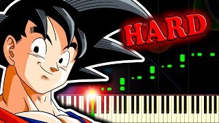 DRAGON BALL Z OP  CHALA HEAD CHALA  Piano Tutorial [upl. by Merline234]