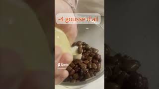 Tapenade food recette cuisine healthy recipe astuce [upl. by Esikram423]