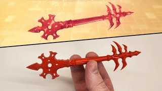 My First Resin Print Making the Demon Castle Key from Solo Leveling [upl. by Stilu]