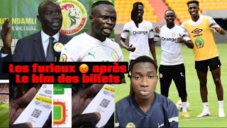 🚨 Grosse dispute entre les Joueurs Sénégalais et leur Dirigeants  Les Billets 🎫 où sontils [upl. by Eirollam]