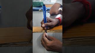 Repairing Broken Table to use Biscuits biscuit food cookies glue [upl. by Enaek]