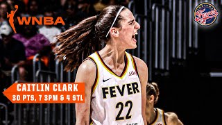 HIGHLIGHTS from Caitlin Clarks HUGE game in win vs Mystics 😤 30 PTS amp 7 3PM 🎯  WNBA on ESPN [upl. by Secor85]