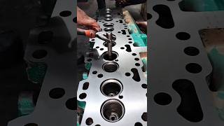 How to Cylinder Head Valve Seat Cutting Work [upl. by Norris]