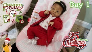 Reborn Countdown to Christmas Changing Baby Dakota  Day 1  Kelli Maple [upl. by Assirahs210]