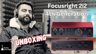 Focusright scarlett 2i2 4th generation Audio interface review l Focusright 2i2 4th gen unboxing [upl. by Elletsyrc846]