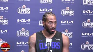 Kawhi Leonard On The Warriors vs Lakers quotI Dont Watch Basketball Like Thatquot HoopJab NBA [upl. by Huberman]