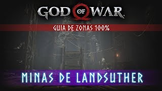 God of War Guia de Zonas 100  Minas de Landsuther [upl. by Mccurdy]