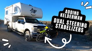 Kelderman Dual Steering Stabilizer Install On A Ford Superduty [upl. by Aisined]